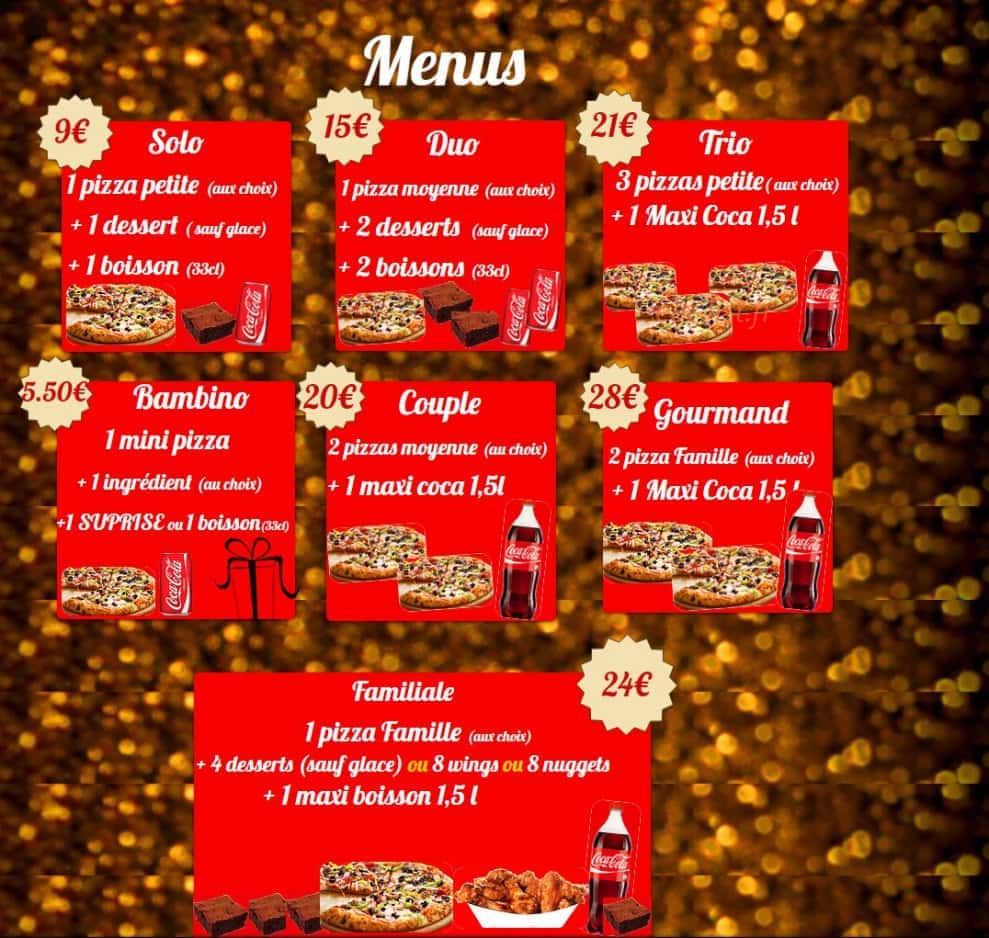 Napoli pizza — carte page 1