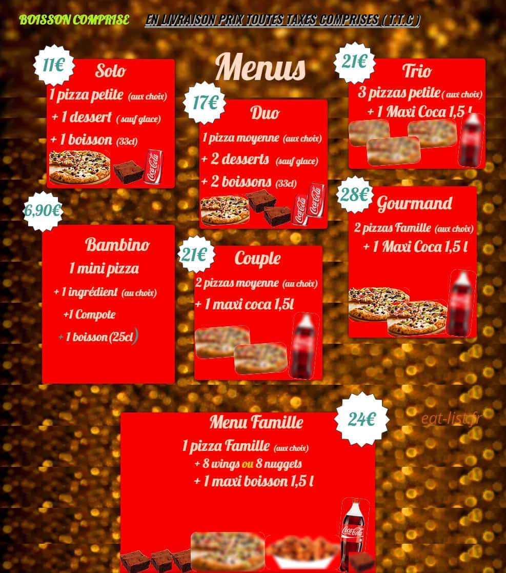 Napoli pizza — carte page 1