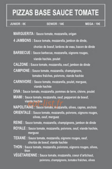 La Buena Pizza — carte page 2
