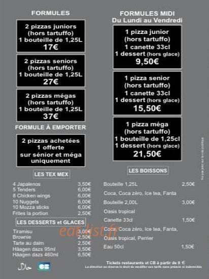La Buena Pizza — carte page 4