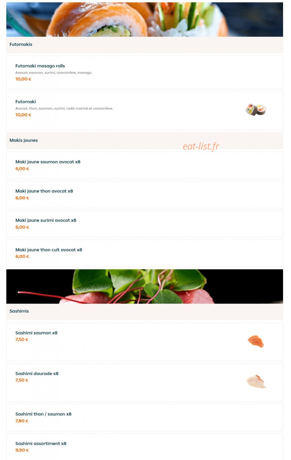 Ayuko — carte page 8