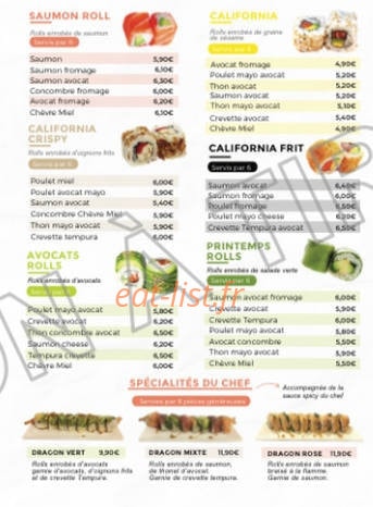 Japan Thaï — carte page 5
