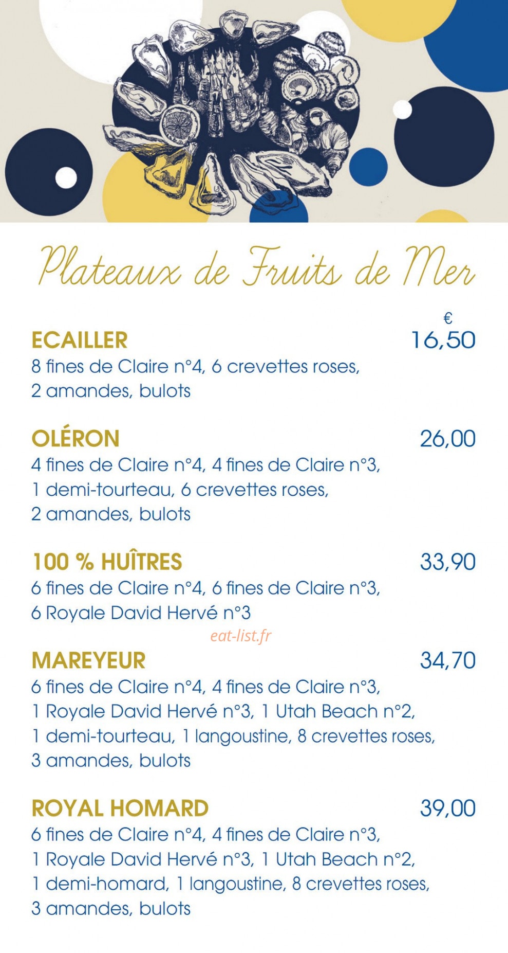 La Criée — carte page 9