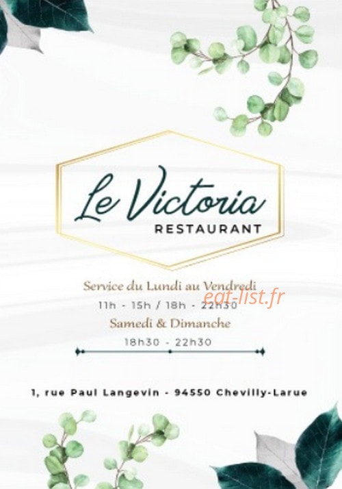 Le Victoria — carte page 1
