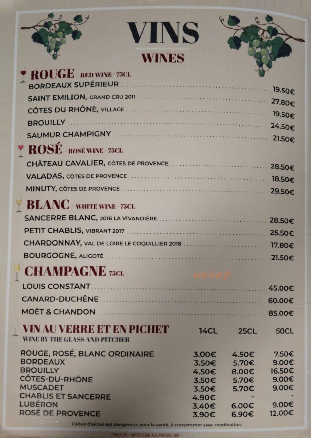 Les Maraîchers — carte page 5