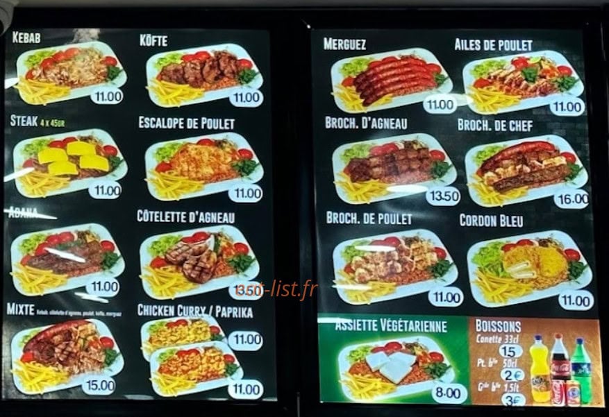 Chez Toko — carte page 1