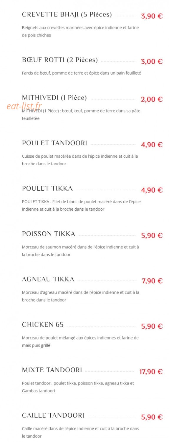 Le Roi Indien — carte page 2