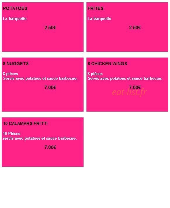 Love Pizza — carte page 7