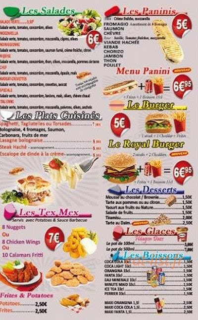Love Pizza — carte page 13