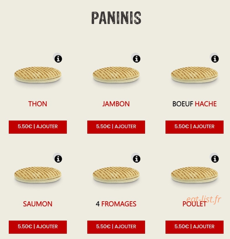 Maestro Pizza — carte page 8