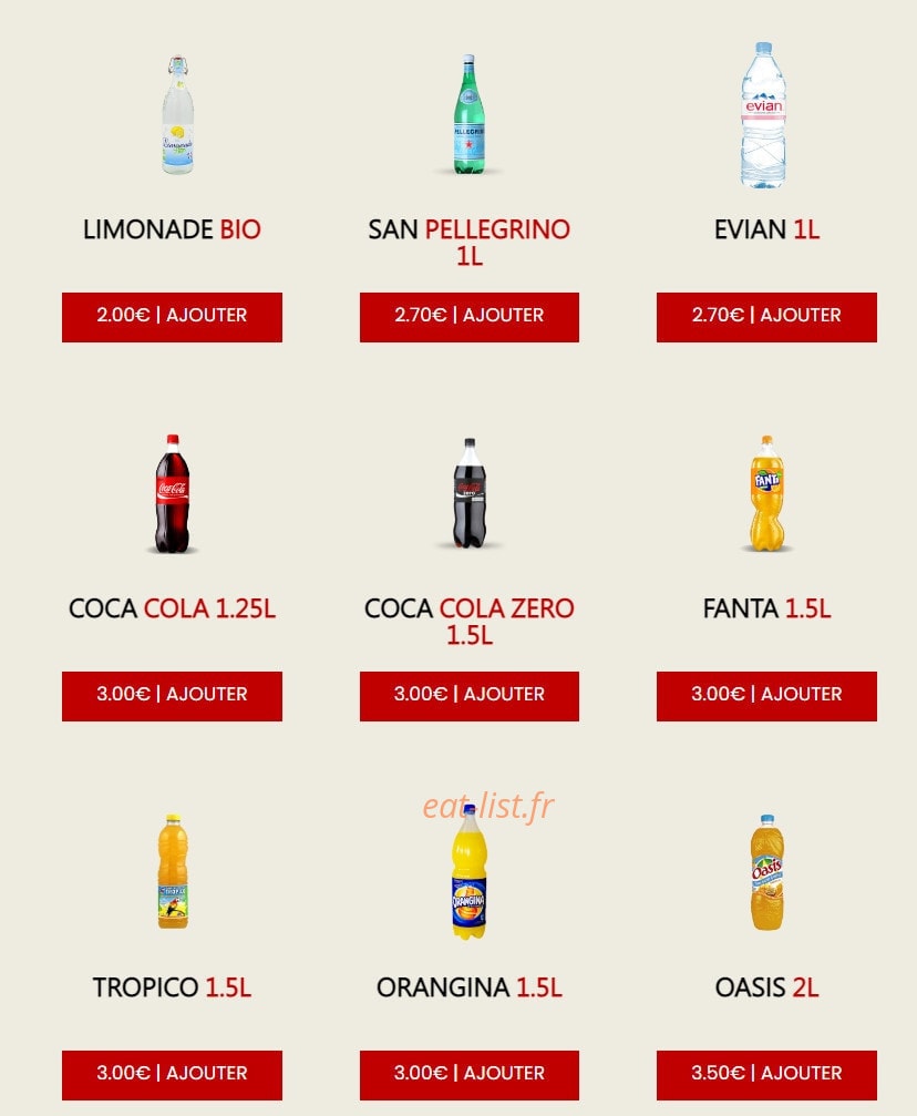 Maestro Pizza — carte page 14