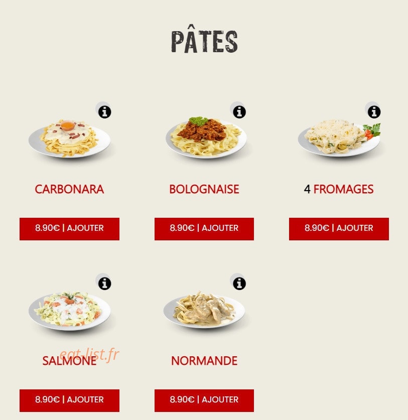 Maestro Pizza — carte page 9