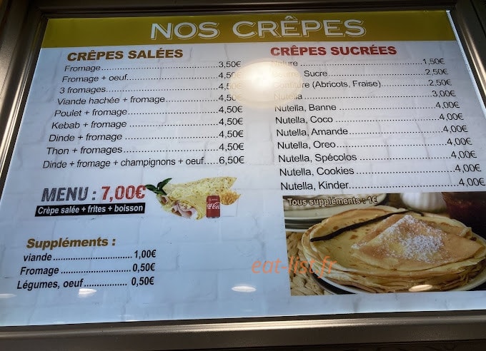 Pizza Napoli — carte page 1