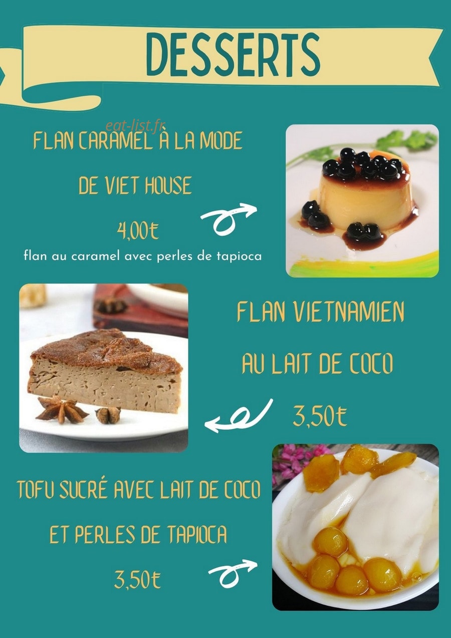 Viet House — carte page 2