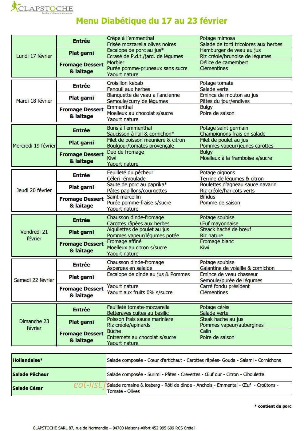 Clapstoche — carte page 7