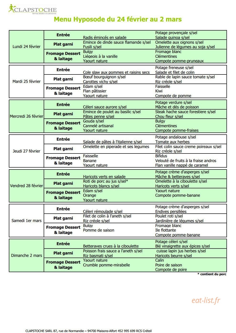 Clapstoche — carte page 5
