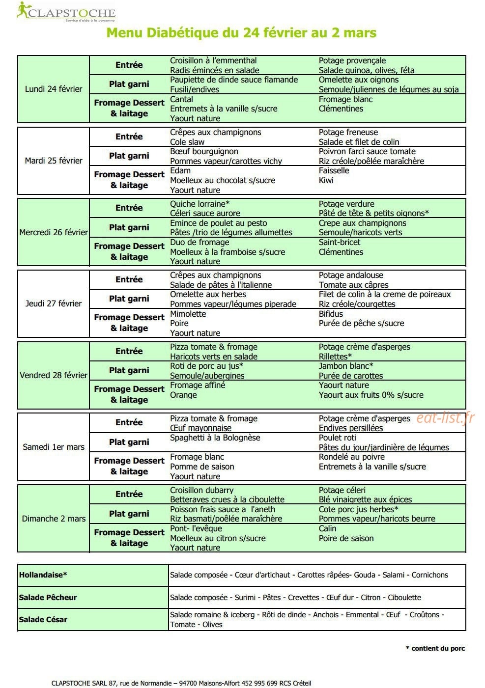 Clapstoche — carte page 8