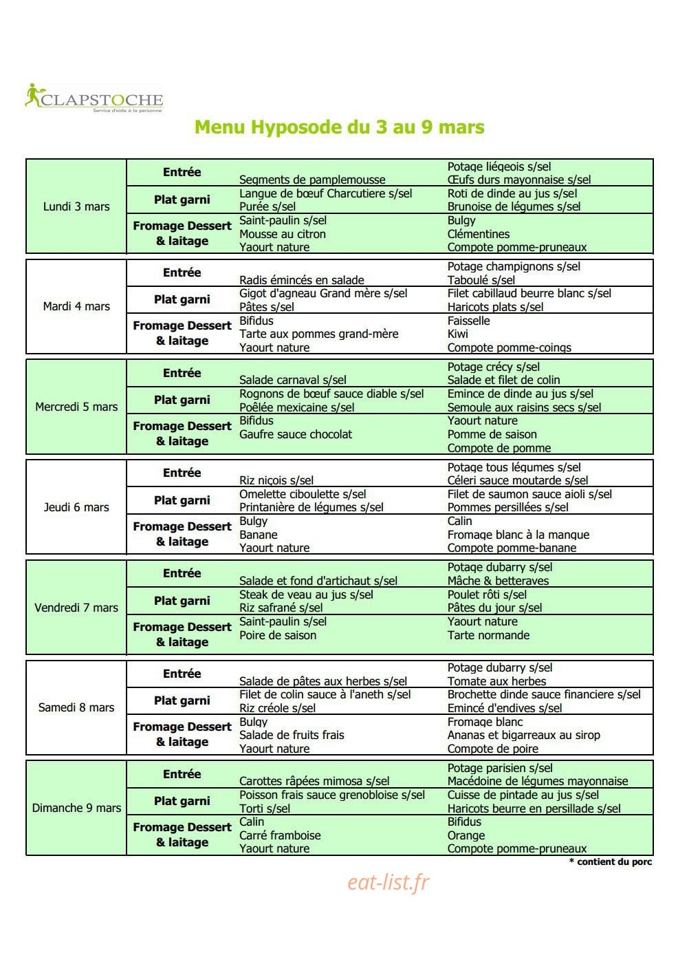 Clapstoche — carte page 6