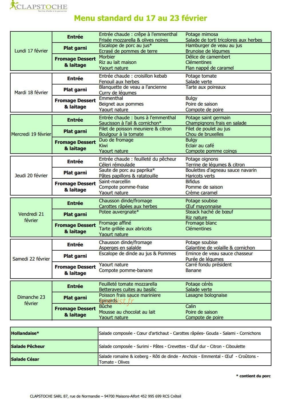 Clapstoche — carte page 1