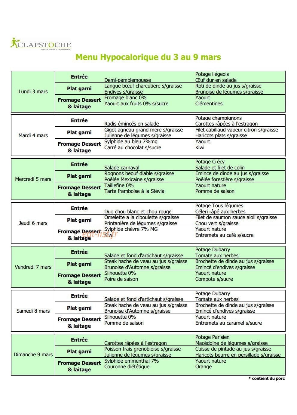 Clapstoche — carte page 12