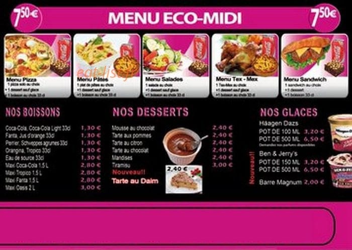 Concept pizza — carte page 3