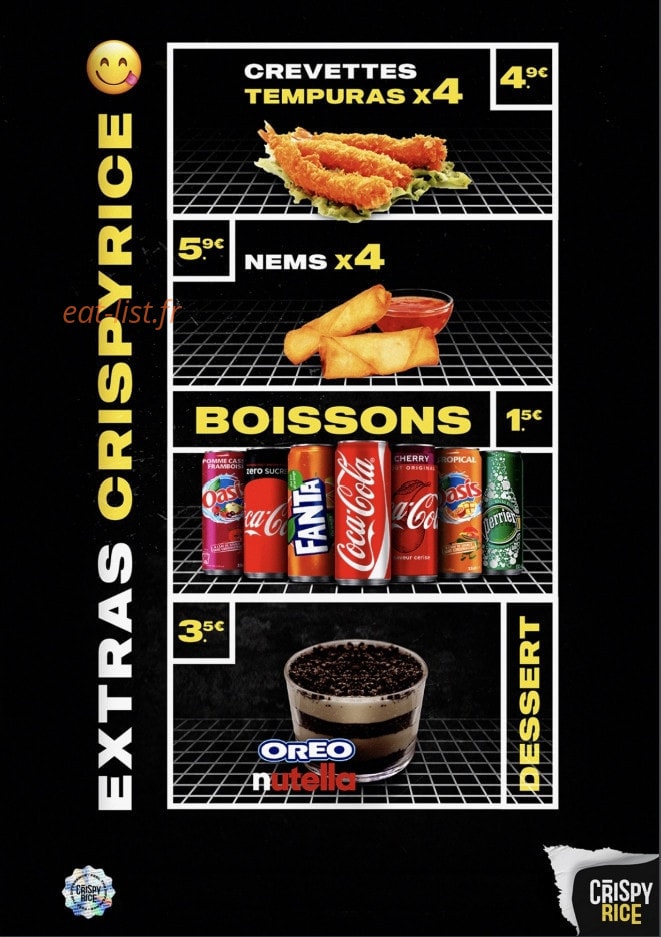 Crispy Rice — carte page 4