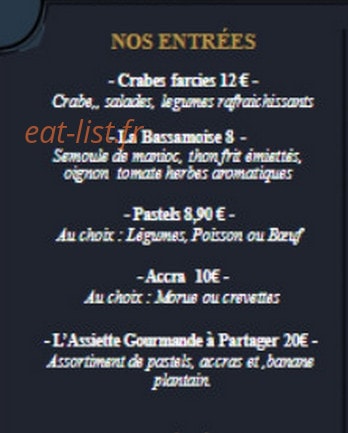 DM saveurs — carte page 1
