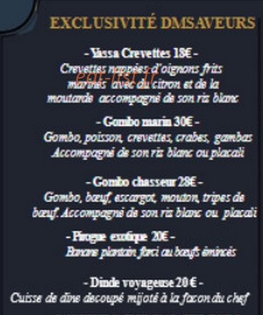 DM saveurs — carte page 5