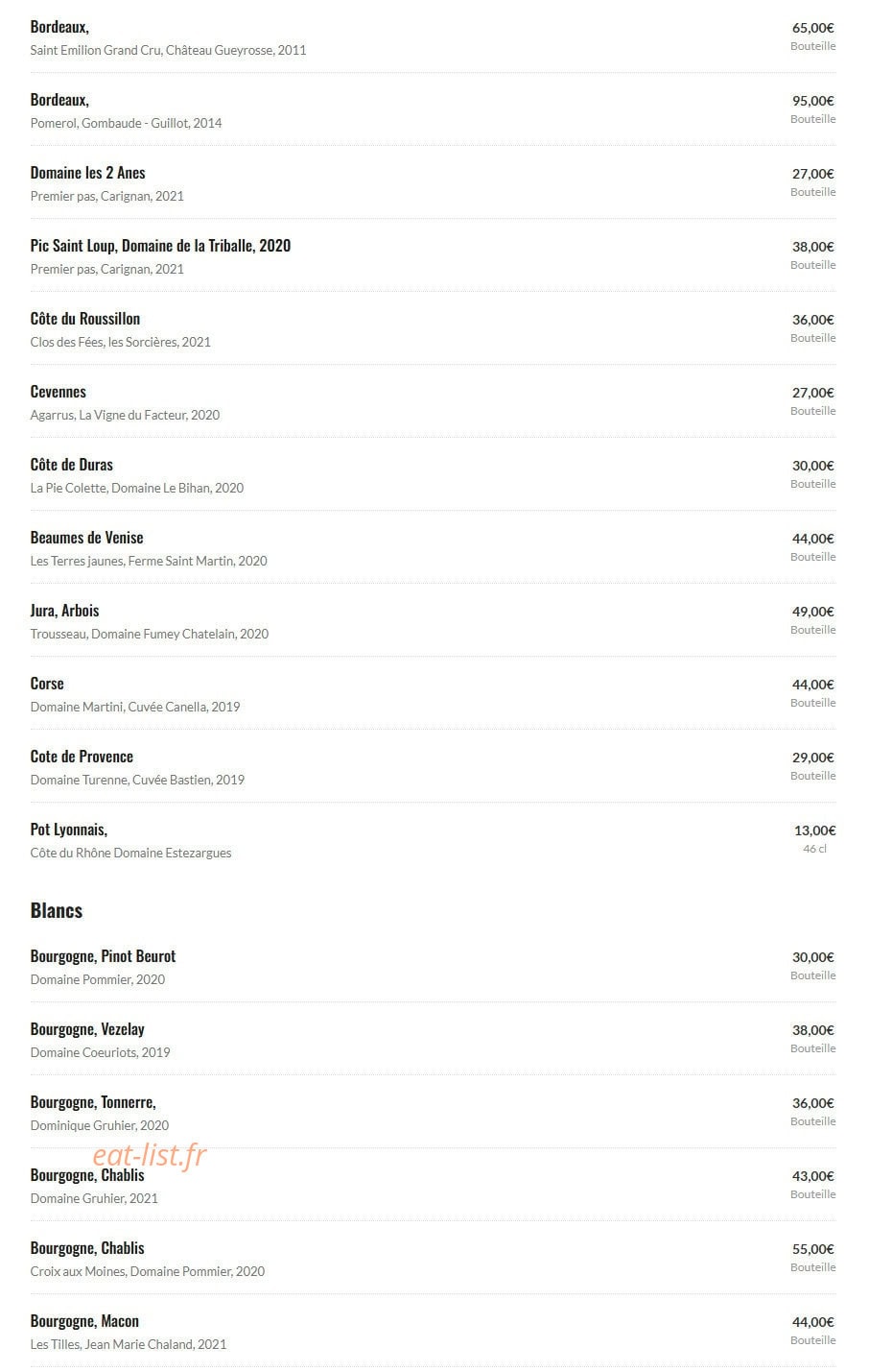 Gentiane — carte page 2