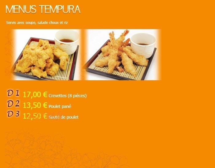 Kariya Sushi — carte page 20
