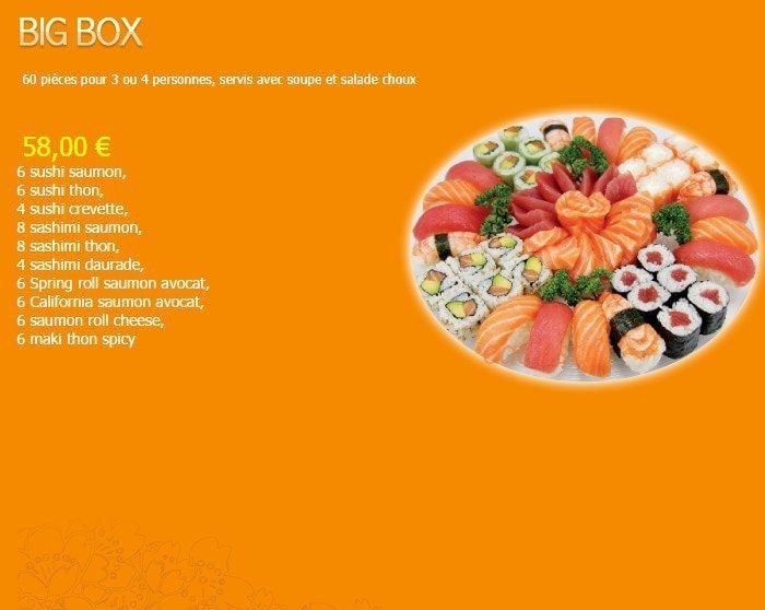 Kariya Sushi — carte page 23