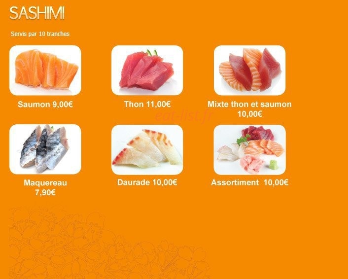 Kariya Sushi — carte page 8