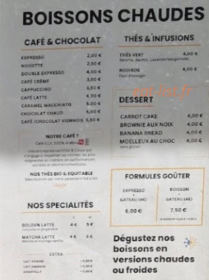 L'Echappée Belle — carte page 4