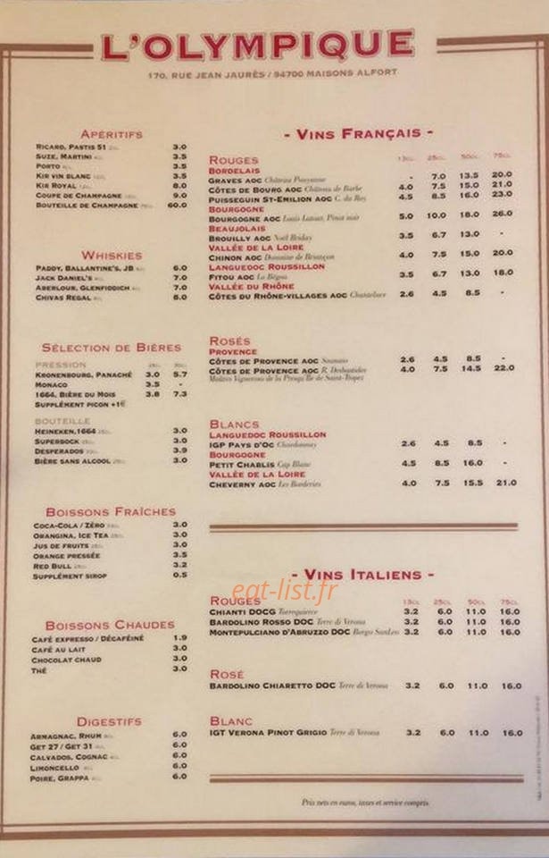 L'olympique — carte page 4