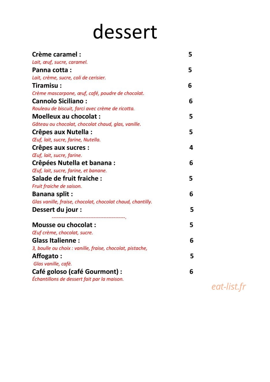 La Cagnina Giuseppe — carte page 6