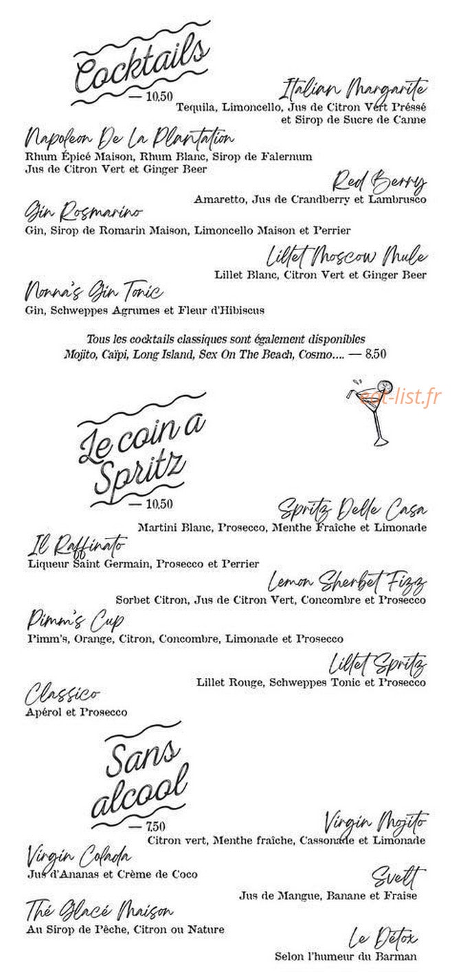 La Nonna — carte page 4