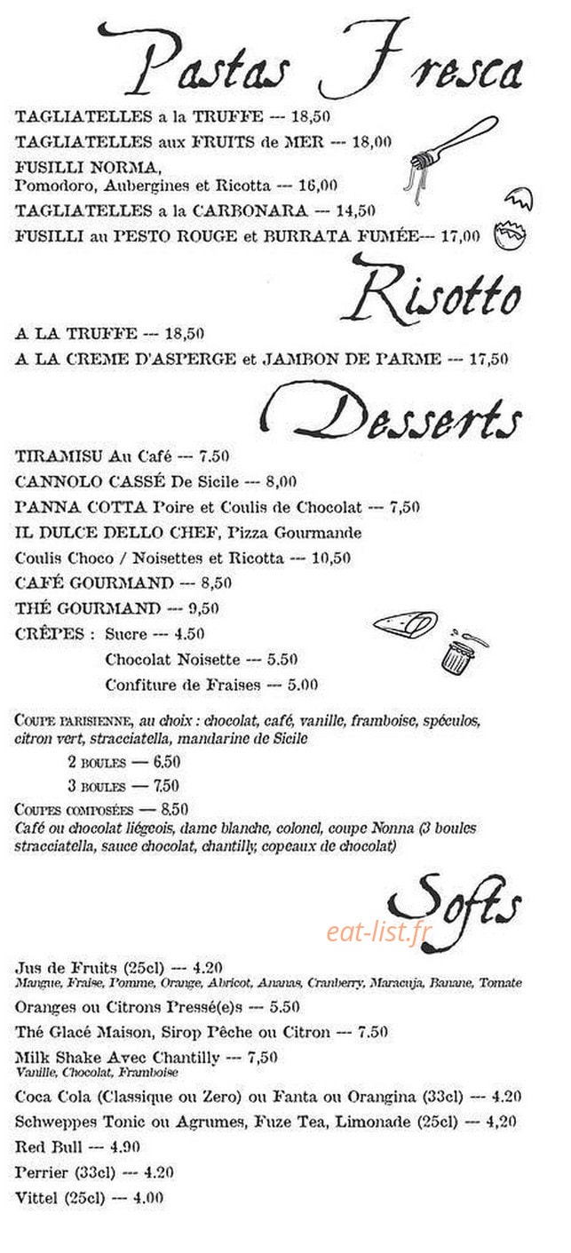 La Nonna — carte page 3