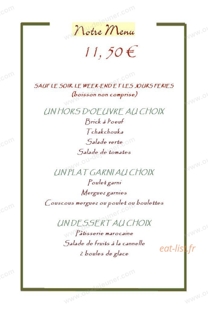 La perle du Maroc — carte page 1