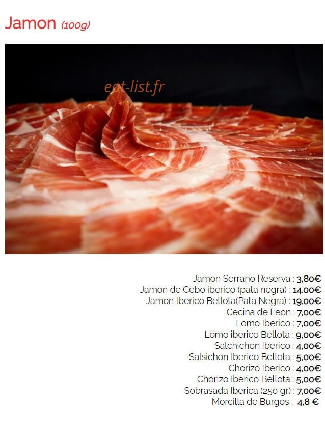 La Prune en Boîte — carte page 2