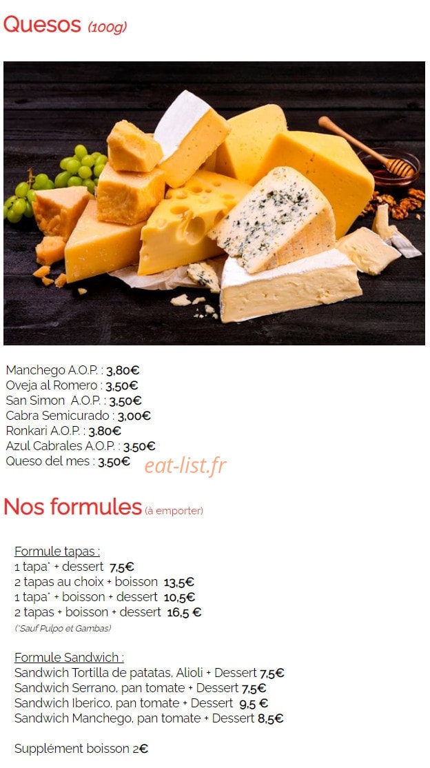 La Prune en Boîte — carte page 3