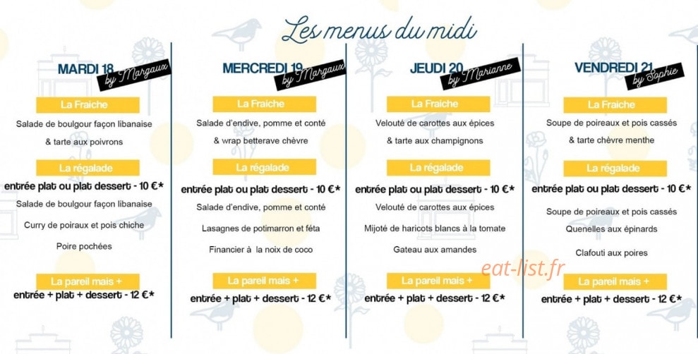 Le Lieu Commun — carte page 1
