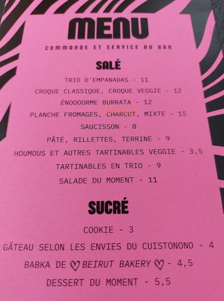 Le Nid — carte page 1