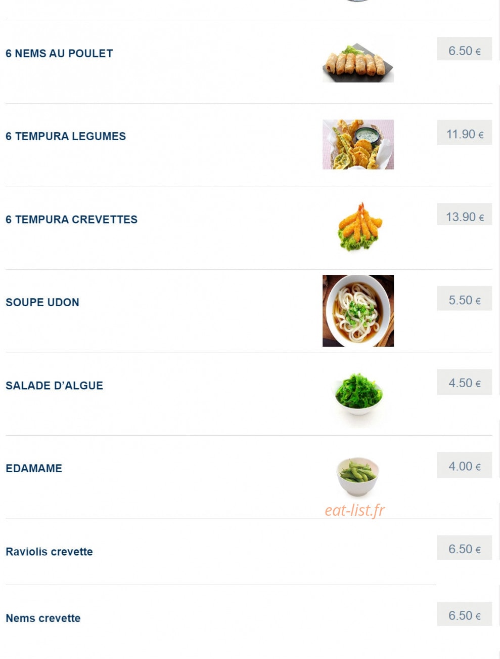 Maison Wako — carte page 7