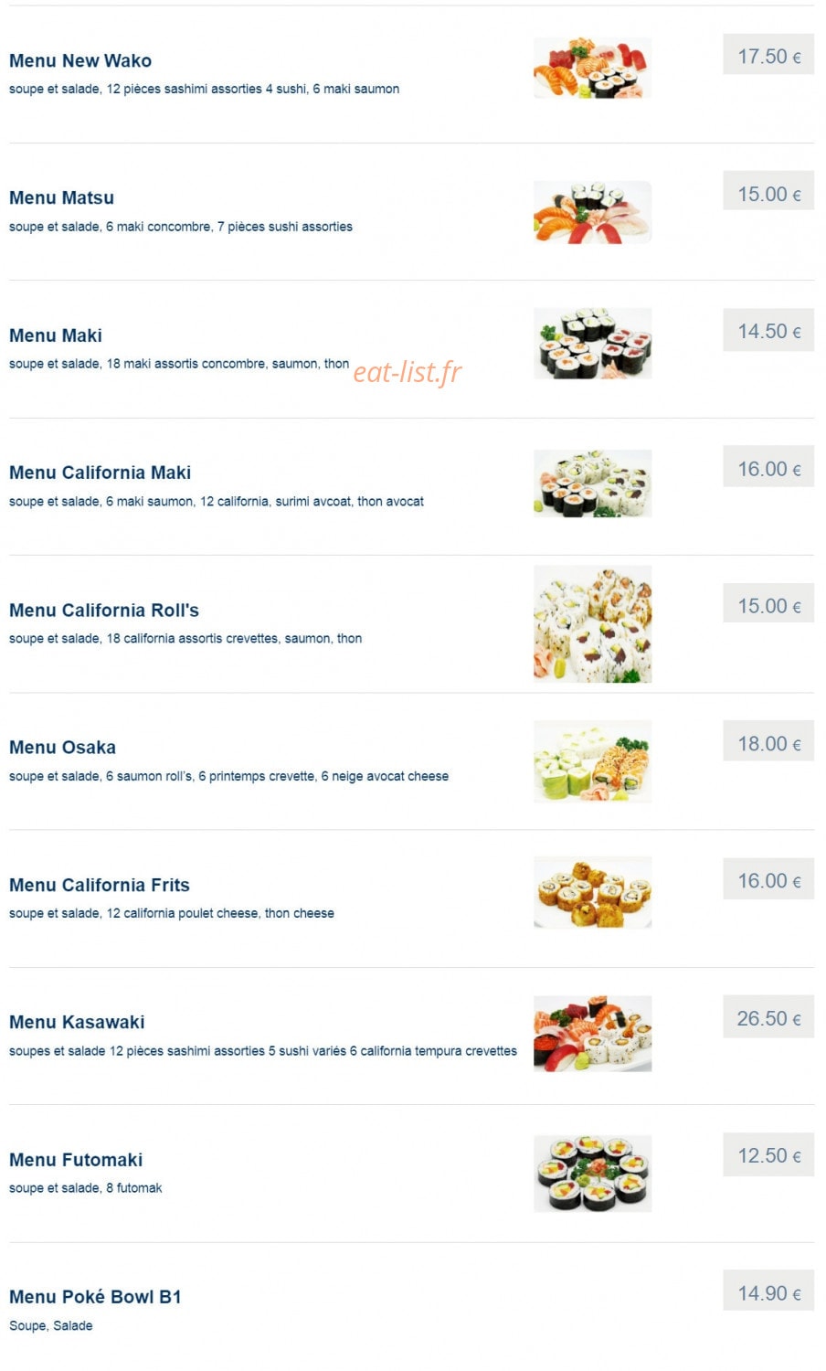 Maison Wako — carte page 3