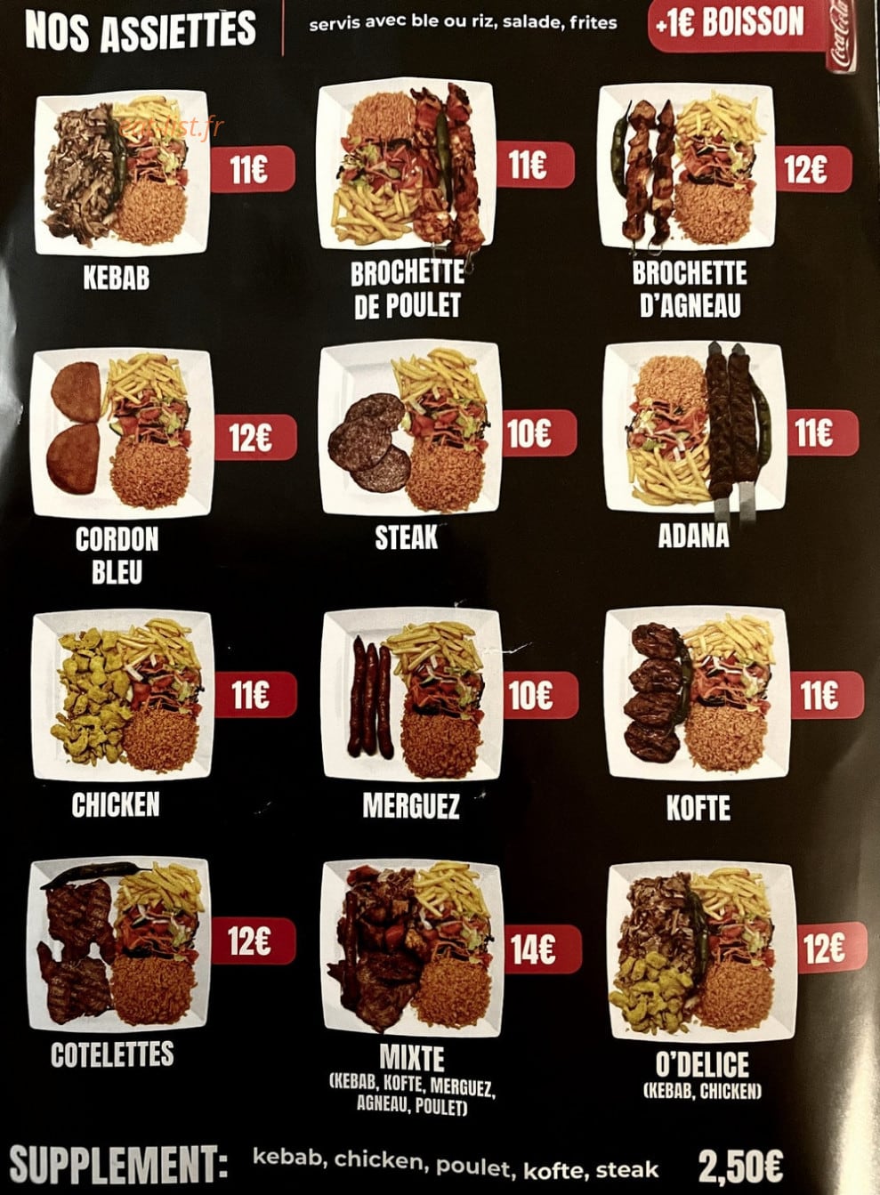 O'délice — carte page 2
