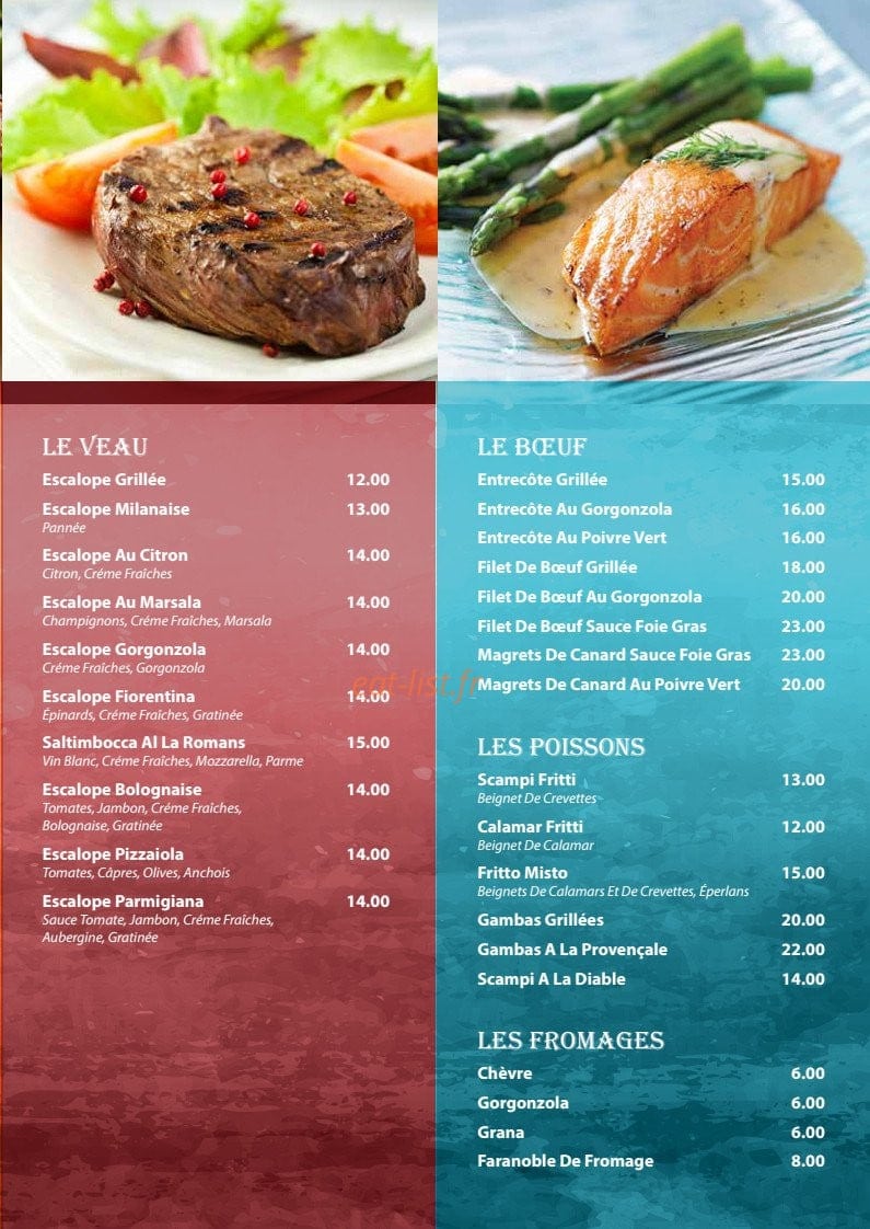 Pizza de Venise — carte page 5