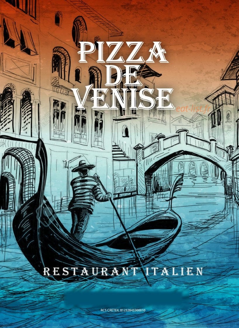 Pizza de Venise — carte page 1