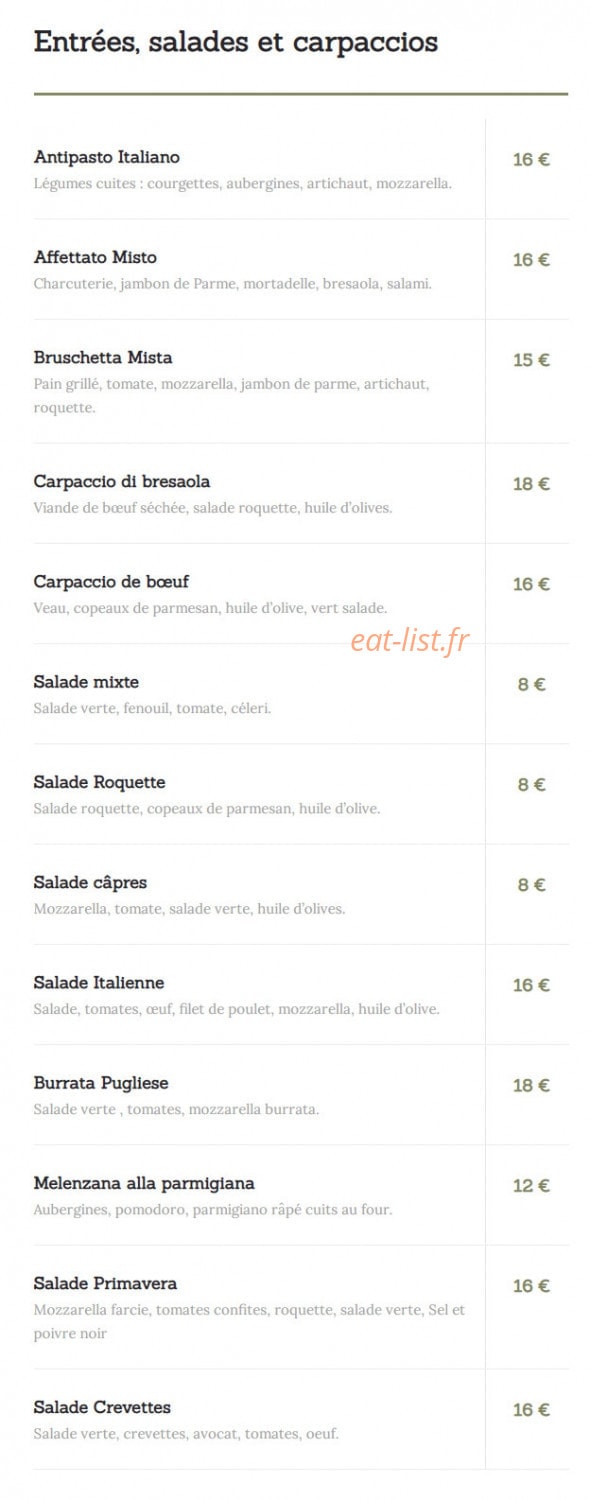 Ristorante pizzeria Giuseppe — carte page 6