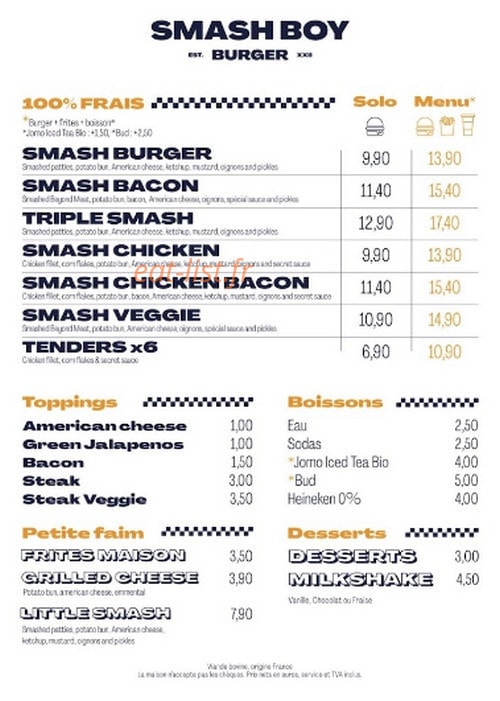 Smash Boy — carte page 1