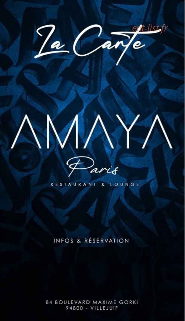 Amaya Paris — carte page 1